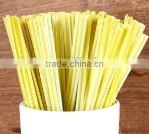 Colorful Plastic Coated With Metallic Wire Twist Ties for Plastic Bag Packing thumbnail-5