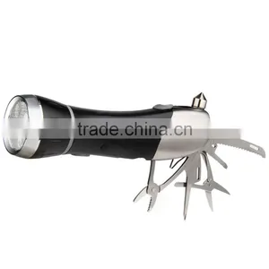 2016 New Arrival 8 In1 LED Flashlight Torch Light Lamp Multifunction Emergency Rescue Escape Tool thumbnail-2