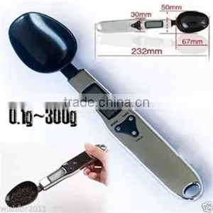300g/0.1g Digital LCD Kitchen Lab Gram Medical Electronic Spoon Food Weight Scale thumbnail-1