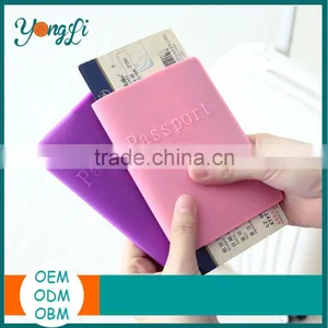 Cheap Custom Fashion Portable Rubber Business Passport Holder thumbnail-1