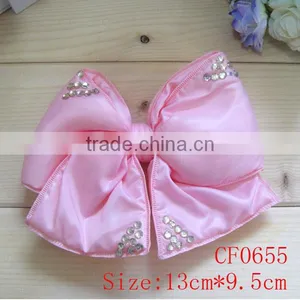Wholesale Fancy Handmade Rhinestone Bow Tie Cheap Hair Accessories thumbnail-1