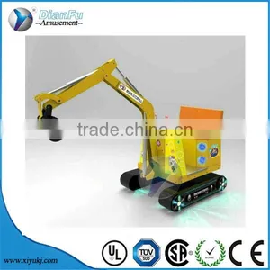 2016 Hot Selling Amusement Kid Game Kids Coin Operated Kids Electronic Toy Excavator for Sale thumbnail-4