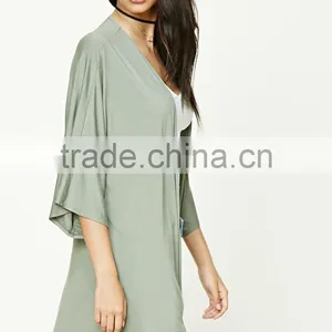 OEM Women Fashion Plus Size Open-Front Cardigan Sweatshirts Wholesale Custom Manufacturer Plus Size Saree Blouses Tops thumbnail-3