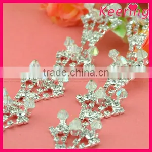 New A Class Quality Dress Crystal Trim Fancy Rhinestone Chain thumbnail-1
