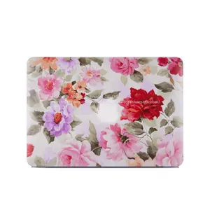 2017 Laptop Case Case Rose PC Case for MacBook Sticker for Macbook TPU + PC Beautiful Pattern Notebook Sleeves Silicone thumbnail-3
