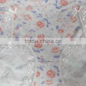 New Arrival Underwear Beauty Pattern Lace/cotton Confortable Adult Woman Panties thumbnail-3
