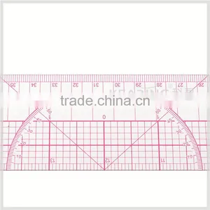 Kearing Inch & Metric Scale 2'' * 24'' & 60cm PVC Quilting Straight Grading Ruler for Sewing Plastic Rulers# 8097 thumbnail-3