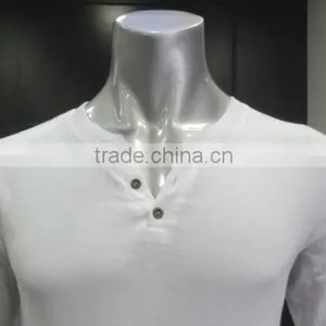 Branded Mens Henley Neck Surplus T-Shirts With Fold Up Sleeves thumbnail-2