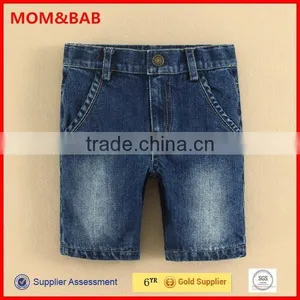 Knitted Design Mom and Bab Summer Baby Jeans China Supplier Wholesale Boys Shorts thumbnail-1