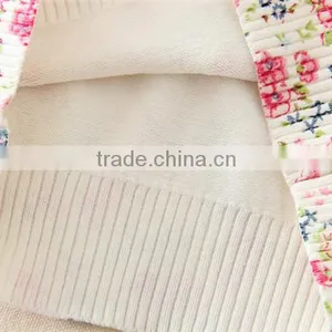 Princess Warm Fashion Pullovers Weave Knitting Pattern Round Neck Cute Flower Print Girls Kid Sweater thumbnail-6
