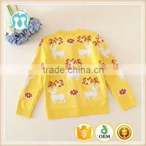 New Arrival/desings/items Sweaters 2016 New Girls Cardigan 3 Candy Colors Little Sweater Design With Cute Patterns thumbnail-1