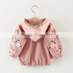 Zm11669a 2018 New Arrivals Wholesale Children's Boutique Clothing Girls Lovely Coat thumbnail-1