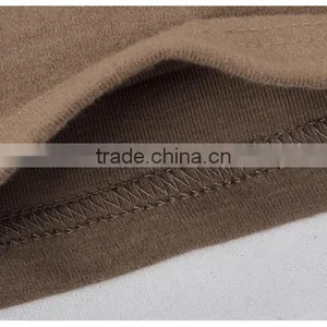 Custom Spring/autumn/winter Fashion Baby Cotton Spandex Lycra Infant Garment Long Sleeve High Collar Baby T-shirt thumbnail-5