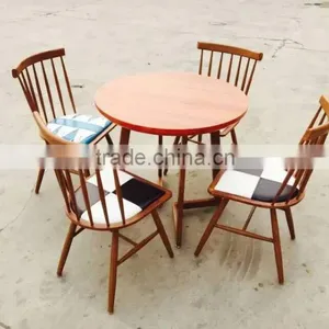 2016 Hot Selling Modern Design High Quality Wood Copy Metal Dining Chair thumbnail-4