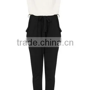 Long Black Pants Design Ladies Formal Jumpsuit thumbnail-1