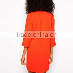 Chinese Manufacturing Kimono Sleeve Vneck Dress 2014 Wholesales thumbnail-2