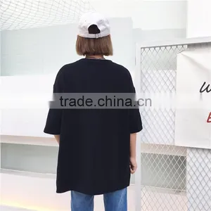 2017 New Style Women Zip up Cotton t Shirts With Wholesale Price thumbnail-2