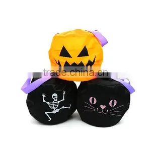 Halloween Decoration Kids Candy Tote Pumpkin Bag Halloween Buckets thumbnail-4