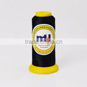 China Wholesale of Black Color 100% Viscose Rayon Embroidery Thread thumbnail-1