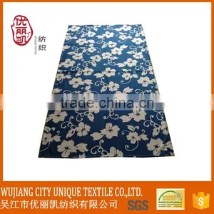 A-02 Blue Flower Custom Beach Towel for Beach thumbnail-1