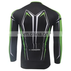 OEM Waterproof Sports Cycling Tops Quick Dry Sublimation Printing Cycling Jersey Free Design thumbnail-3
