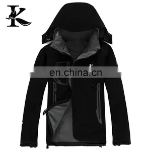 Custom Printed Waterproof Jacket Embroidered Hiking Windproof Softshell Jacket thumbnail-3