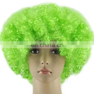 Fashion Design Green Afro Wig Top Quality Sex Cosplay Wig FW2007 thumbnail-1