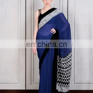 Latest Indian Designer Fancy Sari/Sarees 2016 thumbnail-3