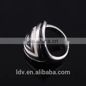 Latest Design High Quality Stainless Steel Ring With Colorful Enamel thumbnail-2