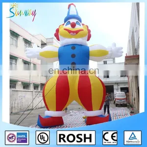 SUNWAY 8 Meters Giant Inflatable Clown, Commercial Inflatable Balloons MO-137 thumbnail-1