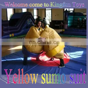 Yellow Adult Sumo Suit for Wrestling thumbnail-1