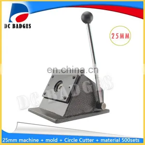 Free Shipping 1 "(25 Mm) Rotating Machine +mold+ Round Knife, Manufacturers to Sell 500 Sets of Badge Material thumbnail-2
