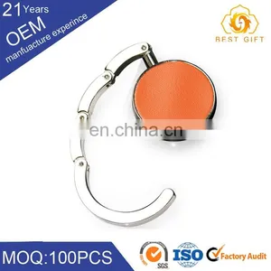 Women Portable Metal Elegant Purse Hanger / Bag Honger With Logo thumbnail-5
