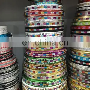 Hot Wholesale Sandal Glitter Braided Strap for Shoe Accessories thumbnail-2