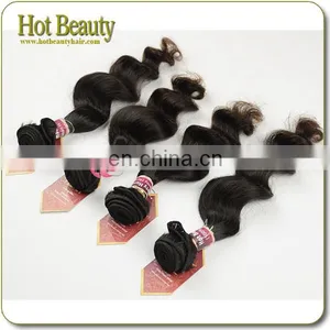 Shade Free Supreme Quality Peruvian Nature Wave Hair Weaving thumbnail-1