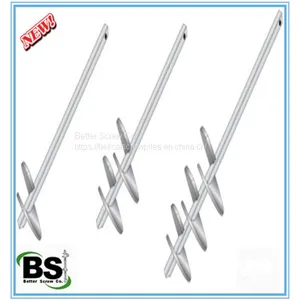 Strength Building Foundation Round Shaft Helical Piles thumbnail-2