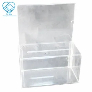 2019 Clear Drop Front Acrylic Sneaker Display Box With Magnets thumbnail-2