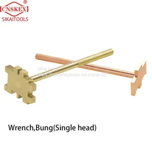 Sparkless Wrench Bung (single Head) Light Duty Aluminum Bronze Safety Hand Tools thumbnail-1