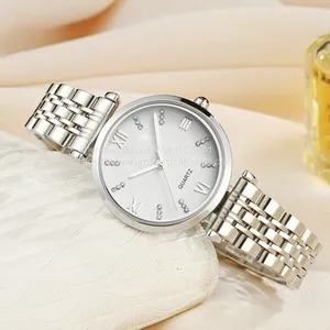 2019 Japan Quartz Analog Timepieces Stainless Steel Luxury Women Lady Watches Jewelry Wrist Watch thumbnail-5