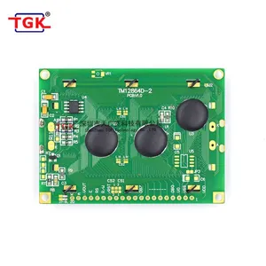 128X64 Lcd Modules TM12864D-2 Small Characters Small Pcb 75x55mm Size Stn Lcd 12864 Screen Module Lcd 128X64 Display Screen 12864 Lcd Module thumbnail-4