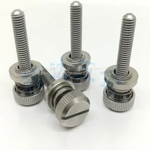 Carbon Steel Low Profile Knob, Spring-Loaded – Types PF30, PF31, PF32, PF50, PF60 Captive Screw Pressure Riveting Captive Screw thumbnail-4