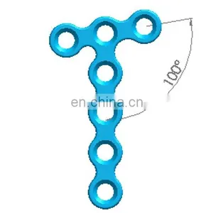 Factory Supply Mini Titanium Plate T-shaped Maxillofacial Plate thumbnail-6