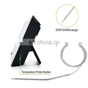 ABS Gray Household Kitchen Direct Measuring Digital Stainless Steel Food Safe Thermometer thumbnail-5