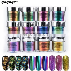 Work Visa Nail Art Designs 4 in 1 Dip Powder CPNP Carving Gel Mirror Chrome Powder on Promotion thumbnail-1