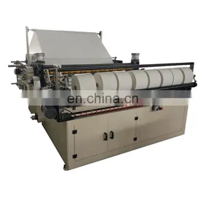 Semi Automatic Maxi Roll Small Bobbin Paper Cutting Machine thumbnail-1