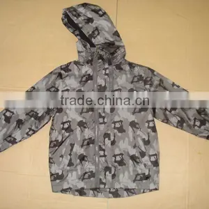Boys Spring Jackets With Black Overall Prints thumbnail-1