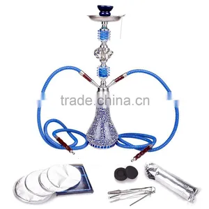 JYH04 Blue Best Hookah Shisha, Clear Glass Hookah thumbnail-3