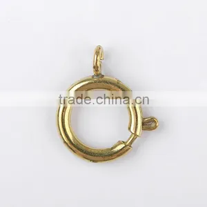 Diameter 12 mm Brass Spring Ring Jewelry Component Accessory thumbnail-1