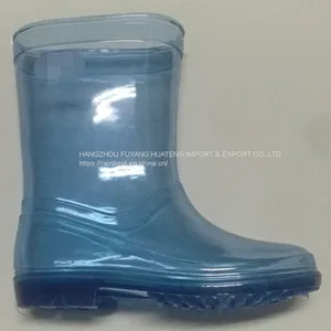 Colourful Transparent Kid Boots,2027 Child Boots,Cheap Transparent Children PVC Boots,Chian Boot thumbnail-3