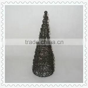 2013 Handmade Antique Iron Wire Tree Baskets thumbnail-1